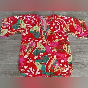 Escada Womens fresh 3/4 sleeves and good condition ,size XS.